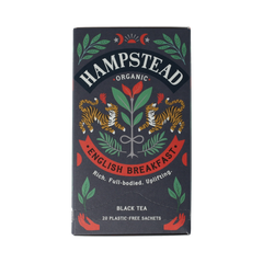 Hampstead Thee English breakfast bio 20.00 Zakjes