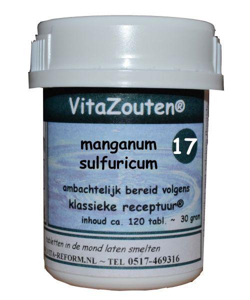 Vitazouten Manganum sulfuricum VitaZout nr. 17 120 Tabletten
