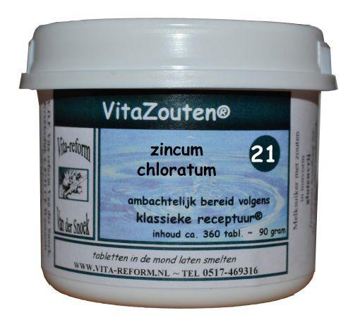 Vitazouten Zincum chloratum/mur. VitaZout nr.21 360 Tabletten