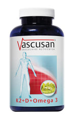 Vascusan K2 vitamine D omega 3 60 Capsules