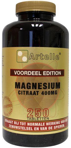 Artelle Magnesium citraat elementair 250.00 Tabletten