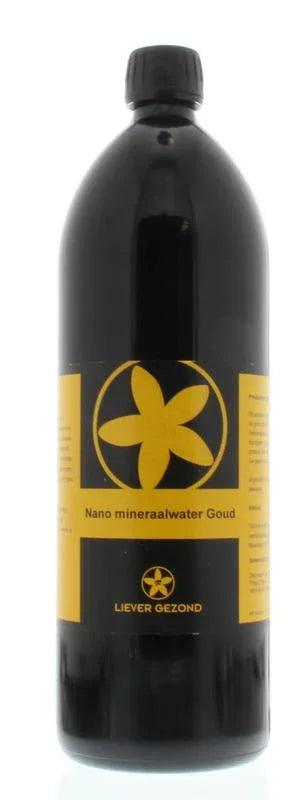 Liever Gezond Mineraalwater nano goud 7ppm 1 Liter