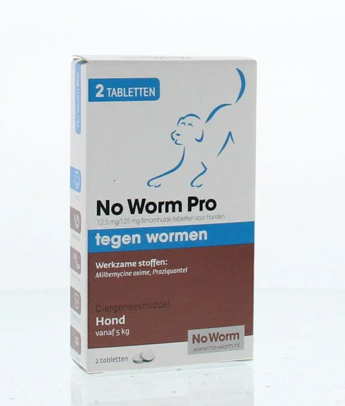 Exil No worm pro hond M 2 Stuks