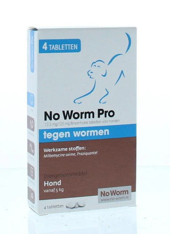 Exil No worm pro hond L 4 Tabletten