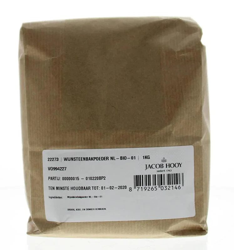 Jacob Hooy Wijnsteenbakpoeder 1 Kilogram