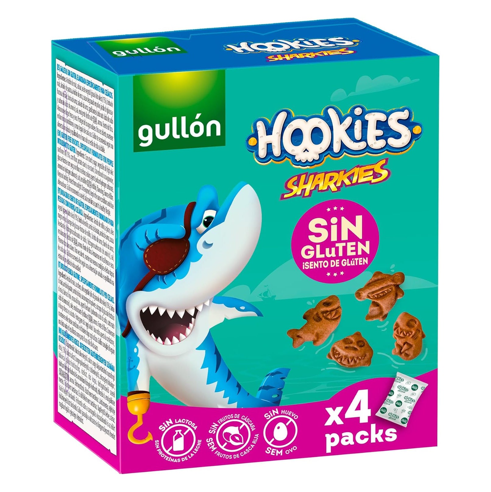 Gullon Sharkies 4-pack glutenvrij 160 Gram