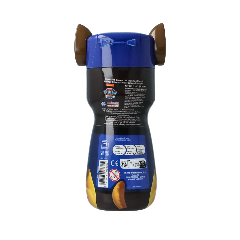 Air-Val Paw patrol showergel chase 2d 400 Milliliter