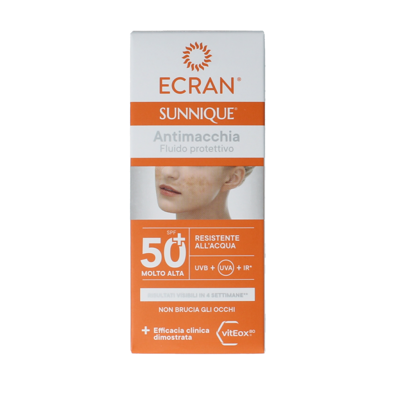 Ecran Sunique facial anti vlekken SPF50 50 Milliliter