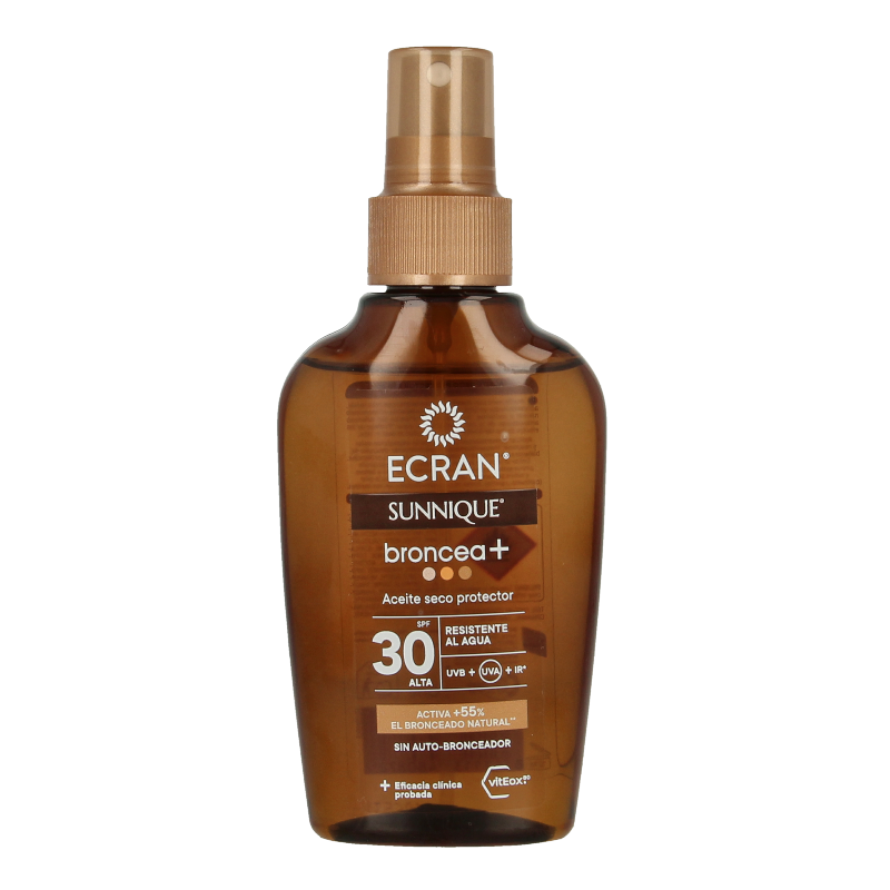 Ecran Sunnique aceite broncea+ SPF30 100 Milliliter