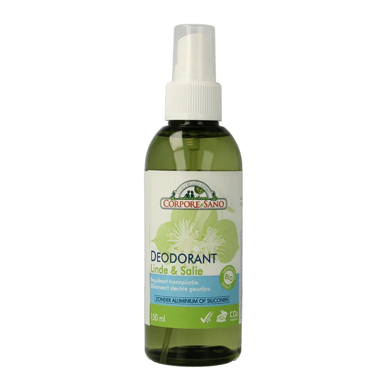 Corpore Sano Deodorant spray salie en linde 150 Milliliter