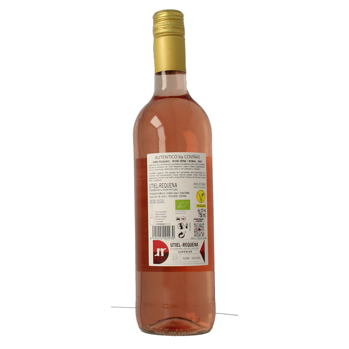 Autentico Bobal rosado rose bio 750.00 Milliliter