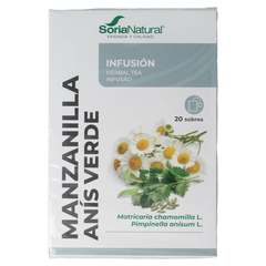 Soria Natural Manzanilla anis infusie 20 Zakjes
