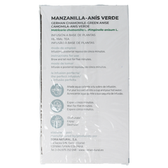 Soria Natural Manzanilla anis infusie 20 Zakjes