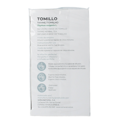 Soria Natural Tijm tomillo infusie 20.00 Zakjes