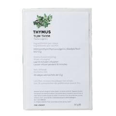 Soria Natural Tijm tomillo infusie 20.00 Zakjes