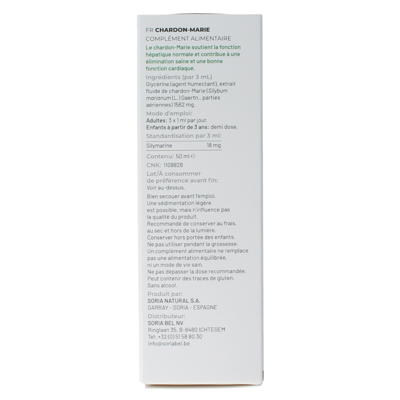 Soria Silybum marianum extract 50 Milliliter