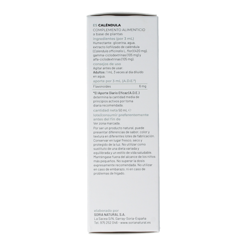 Soria Natural Calendula officinalis XXI extract 50 Milliliter