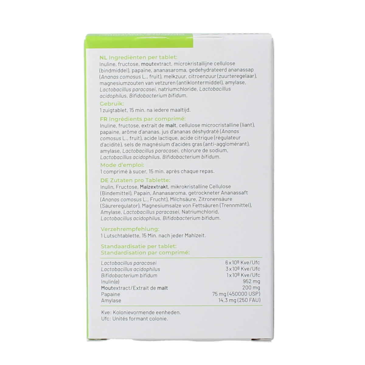 Soria Natural Inulac 30.00 Zuigtabletten