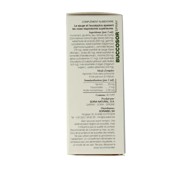 Soria Natural Composor 1 buccosor spray XXI 30 Milliliter