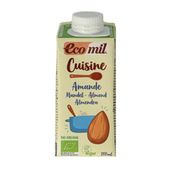 Ecomil Cuisine amandel bio 200 Milliliter