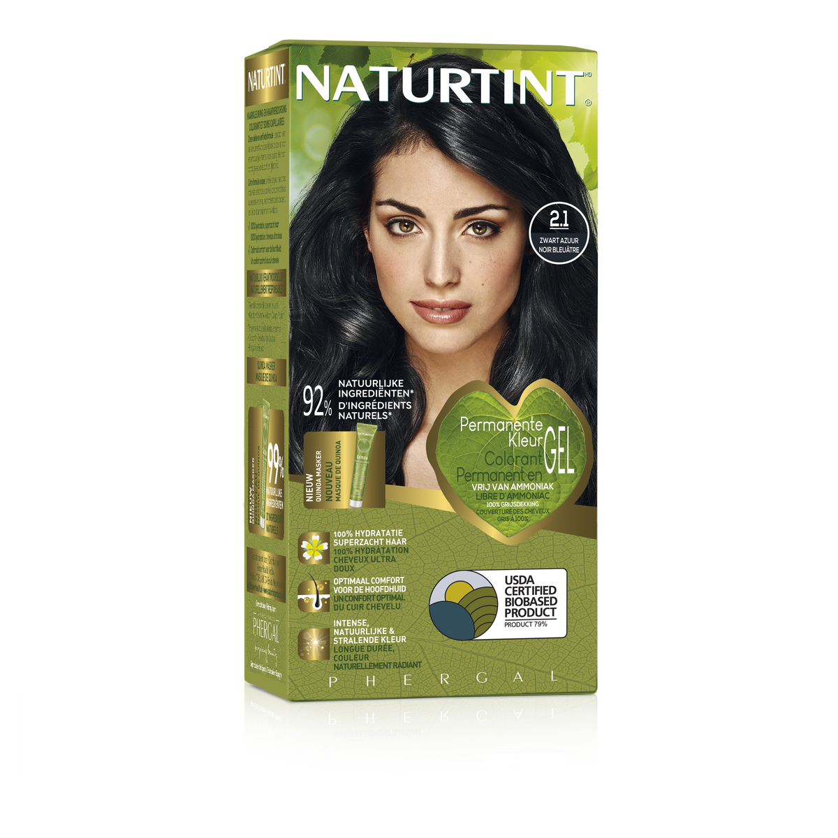 Naturtint 2.1 Zwart azuur 170 Milliliter