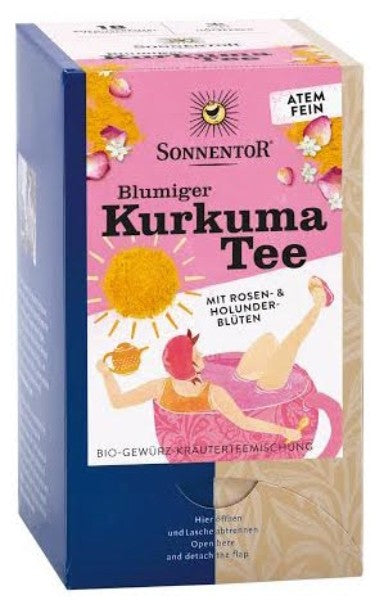 Sonnentor Bloemige kurkuma thee bio 18.00 Zakjes