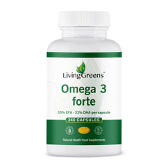 Livinggreens Omega 3 visolie forte 240.00 Capsules