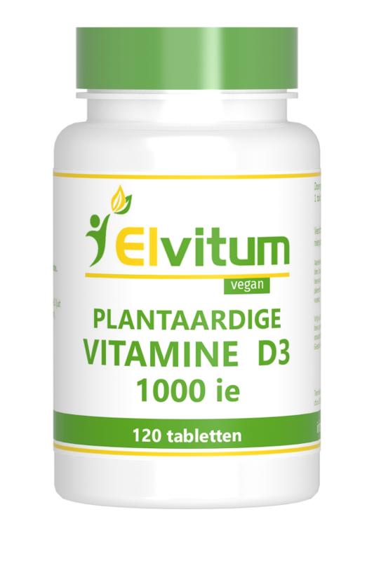 Elvitum  Vitamine D3 1000IE vegan 120.00 Tabletten