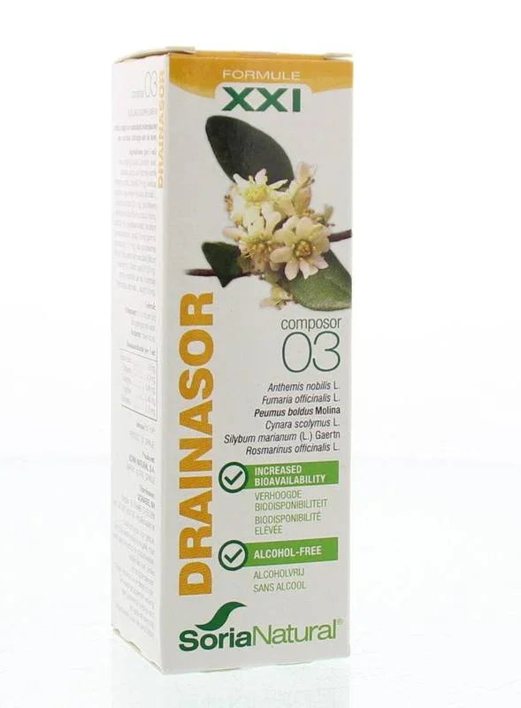 Soria Natural Drainasor XXI composor 03 extract 50 Milliliter