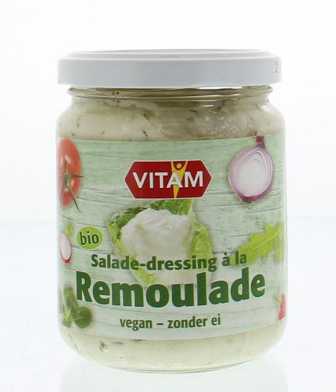 Vitam Saladedressing a la remoulade zonder ei bio 225 Milliliter