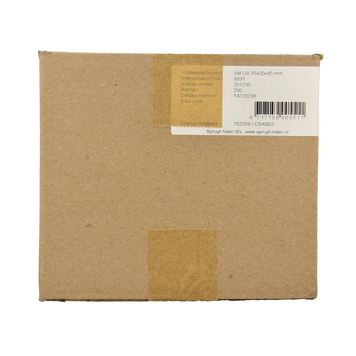 Spruyt Hillen Stripvouwdoos UA 95 x 20 x 45 mm 250.00 Stuks