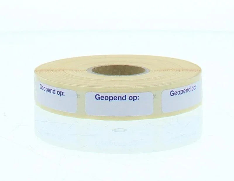 Spruyt Hillen Sticker geopend op 1000 Stuks