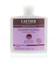 Cattier Shampoo droog haar bamboe  250 Milliliter