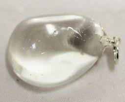 Ruben Robijn Edelsteenhanger bergkristal helder 1 Stuks