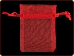 Ruben Robijn Organza buidel rood 1 Stuks