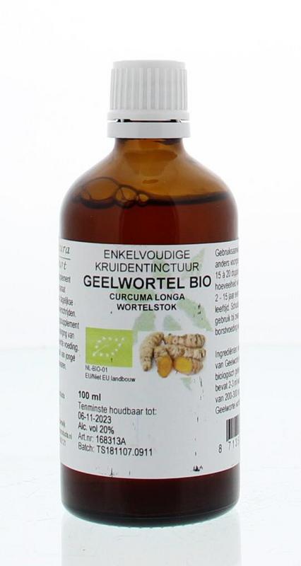 Cruydhof Curcuma longa / geelwortel tinctuur bio 100 Milliliter