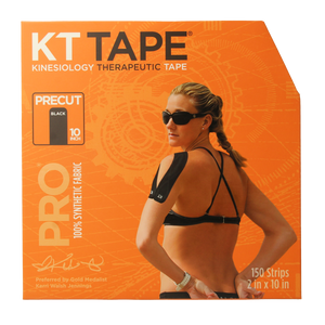 KT Tape Jumbo rotolo pro 38 metri 150 strisce nero pretagliato 1 pezzo