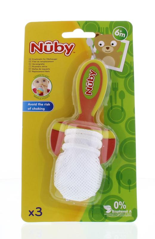 Nuby Sabbelzakje vervangnetjes 3 Stuks