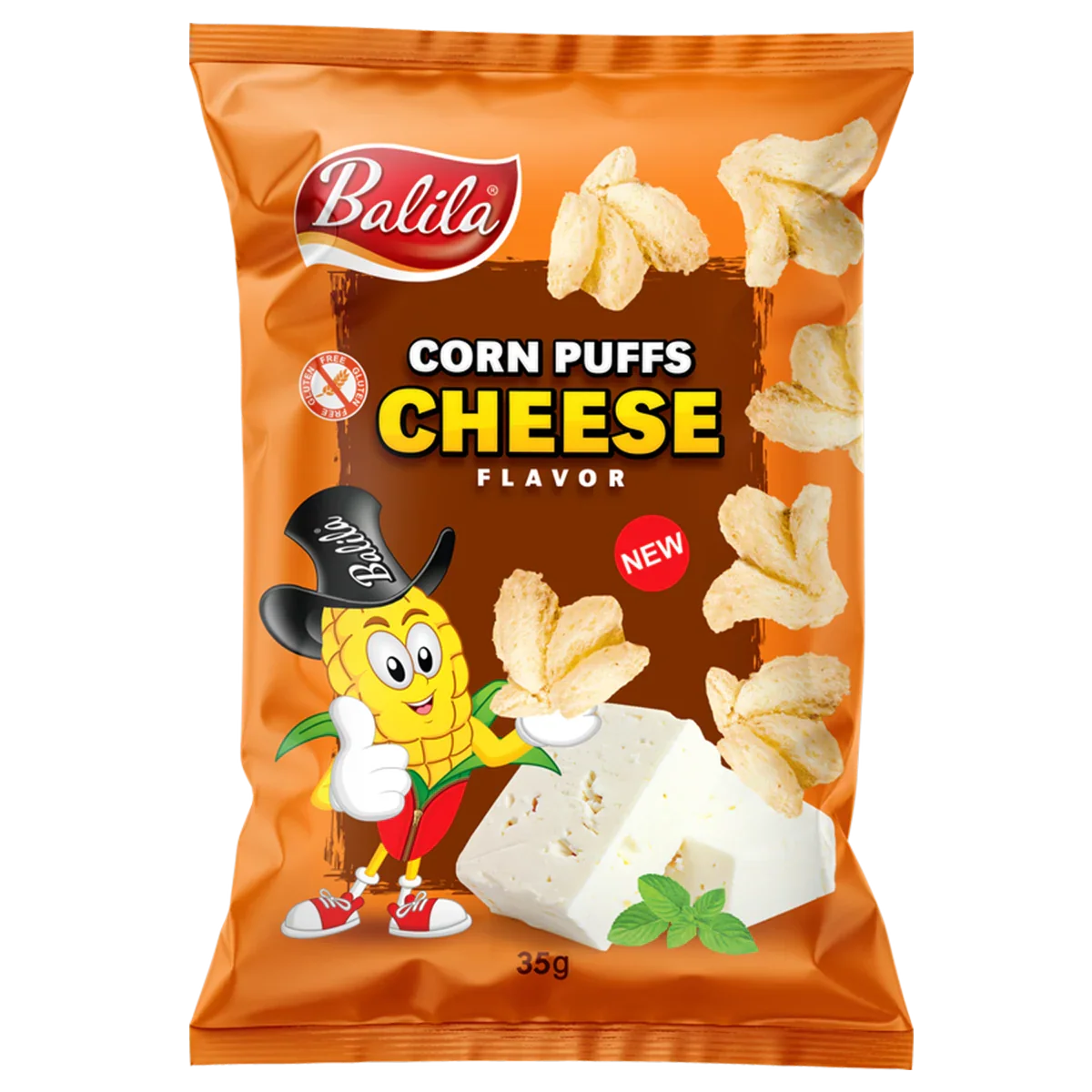 Balila Corn puffs cheese glutenvrij 35 Gram