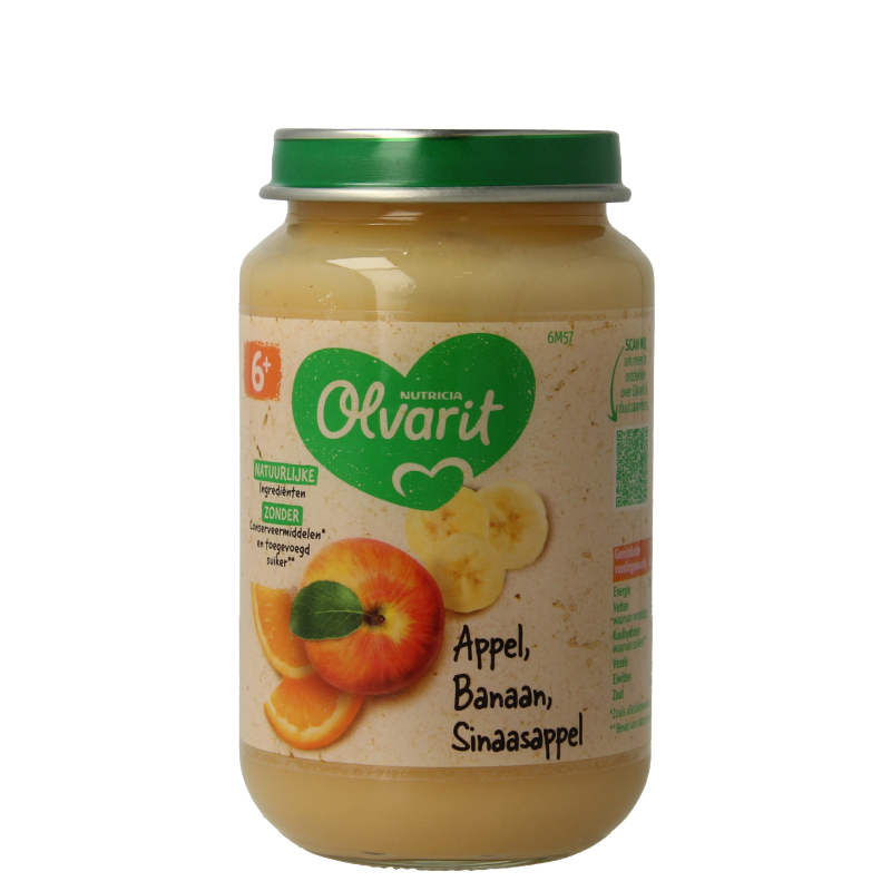 Olvarit Appel banaan sinaas 6M57 200 Gram