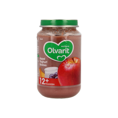 Olvarit Appel yoghurt bosbes 12M54 200.00 Gram