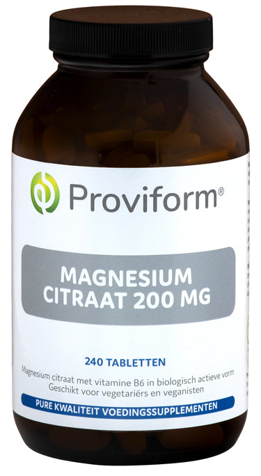 Proviform Magnesium citraat 200 mg & B6 240.00 Tabletten