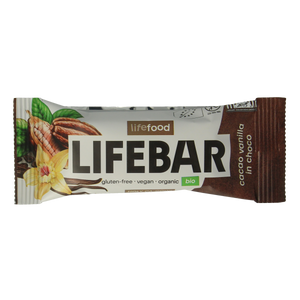 Lifefood Lifebar inchoco chocolat vanille cru bio 40 Gram