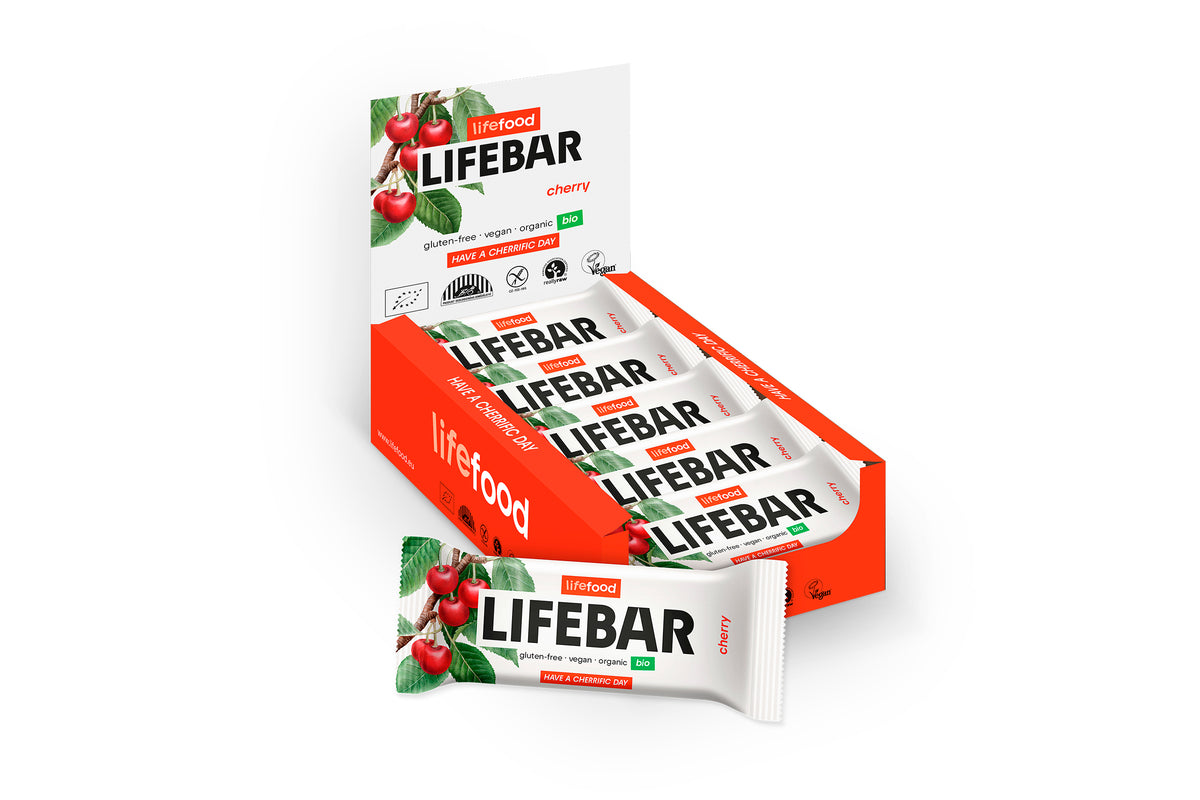 Lifefood Lifebar kersen bio raw 40 Gram