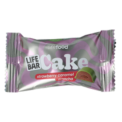 Lifefood Cake strawberry caramel matcha 35.00 Gram