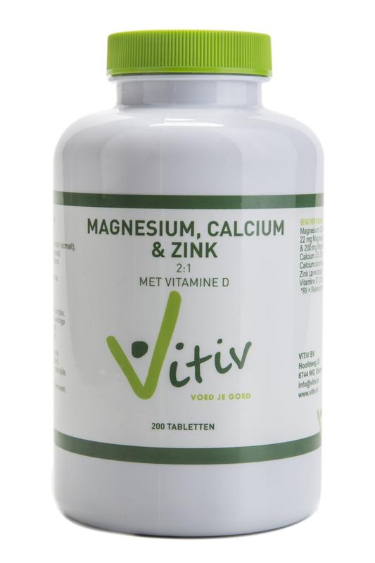 Vitiv Magnesium calcium zink 200.00 Tabletten