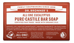 Dr Bronners Barsoap eucalyptus 140 Gram