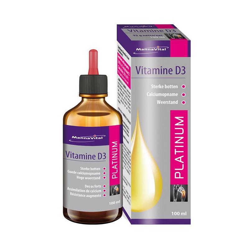 Mannavital Vitamine D3 platinum 100 Milliliter