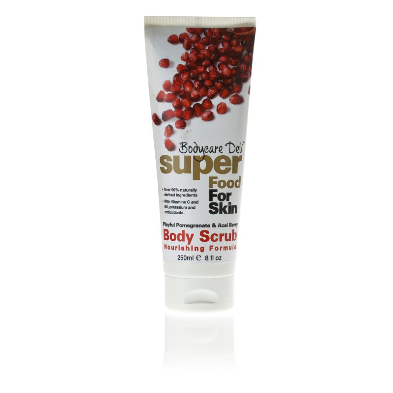 Bodycare Deli Lichaamscrub pomegranate & acai berry 250 Milliliter