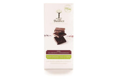 Balance Choco stevia tablet puur bosbes aardbei 85.00 Gram